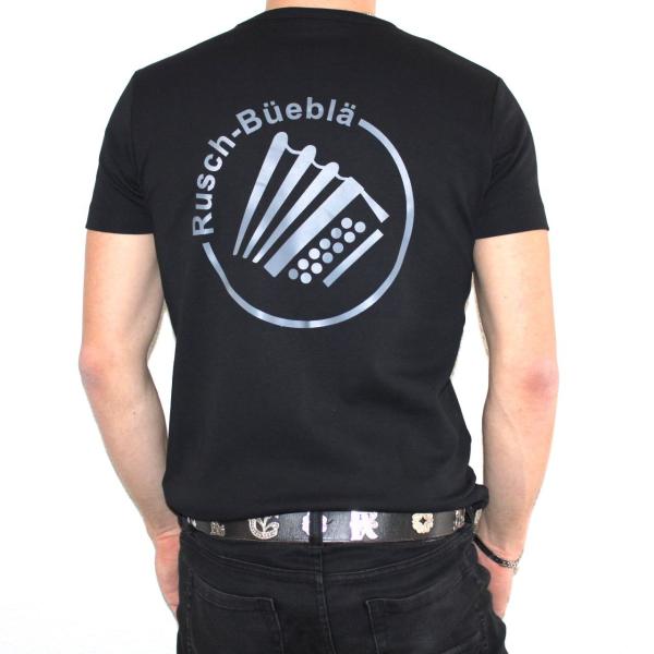 T-Shirt mit Brust- & Rückendruck